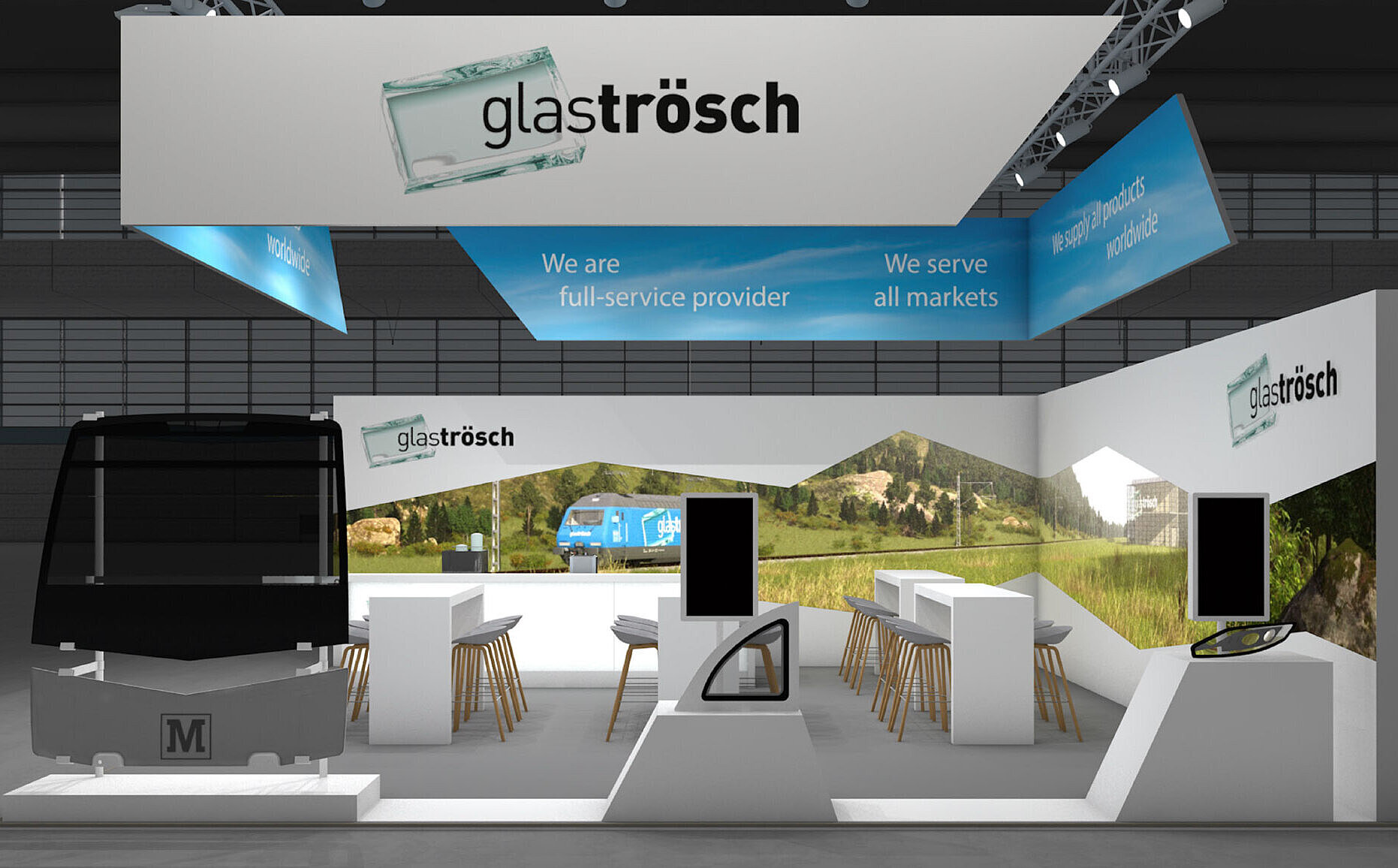 Glas Trösch Rail macht Halt bei der InnoTrans